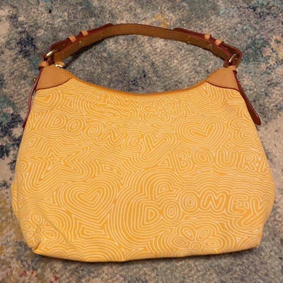Dooney & Bourke yellow handbag - Picture 4 of 8
